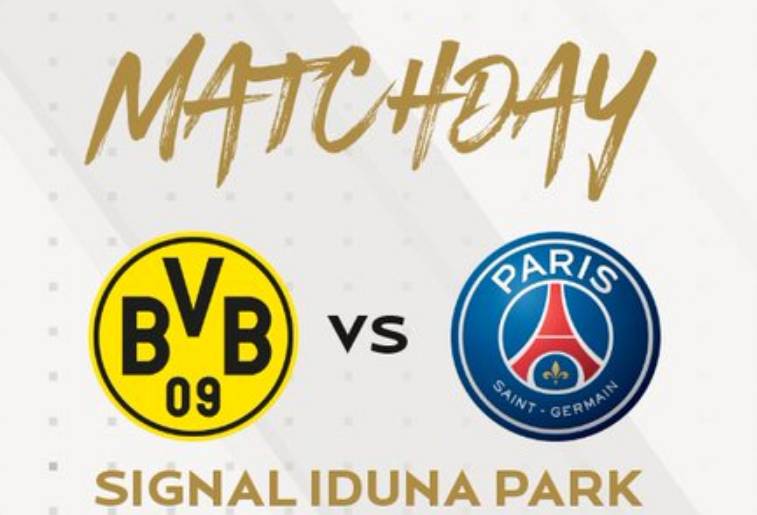 多特VS巴黎首发:桑乔PK内马尔 哈兰德PK姆巴佩