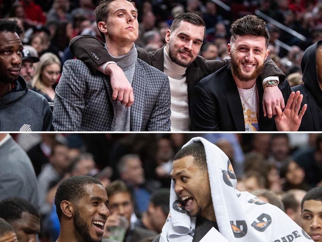 光阴荏苒!开拓者官方晒今昔球员对比: